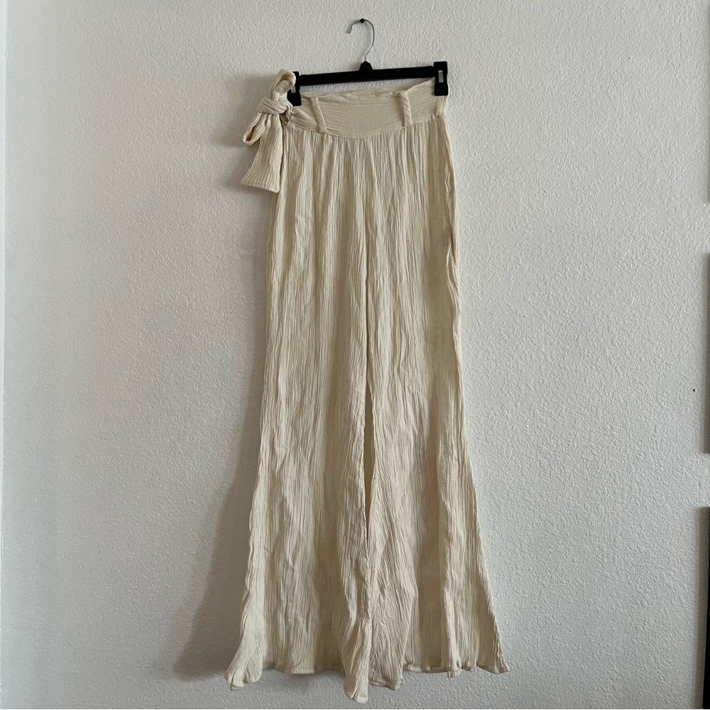 Savannah Morrow Eve Cotton Gauze Flared Pant NEW - Picture 6 of 11